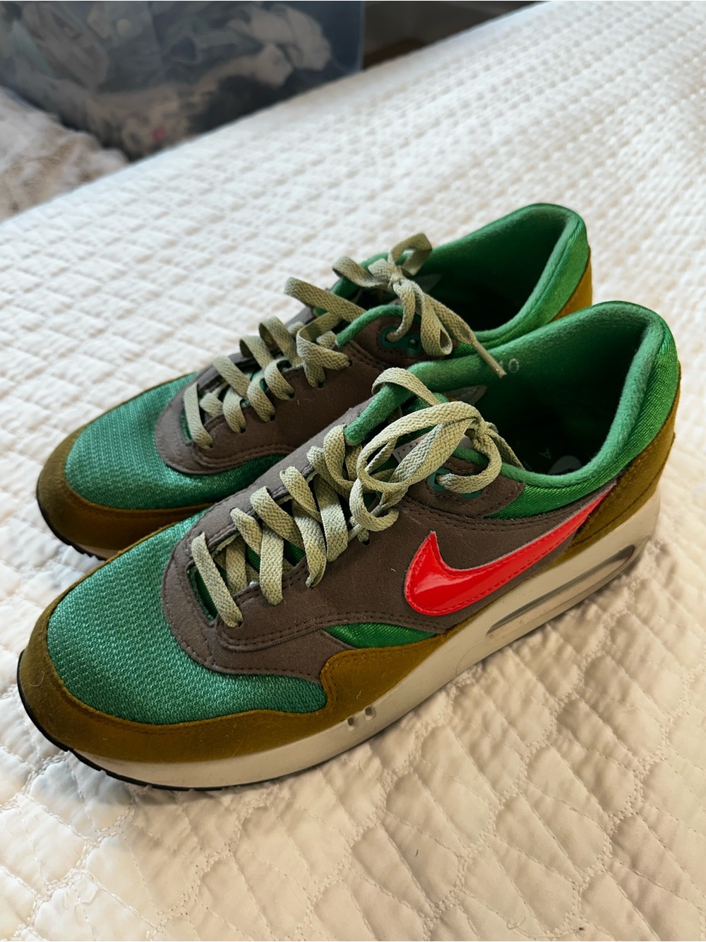 Nike Air Max 1 '86 PRM Classic Green Ember Glow HF0551-300 Size 10